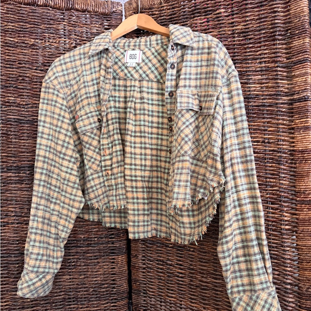 BDG Multicolor Plaid Shirt